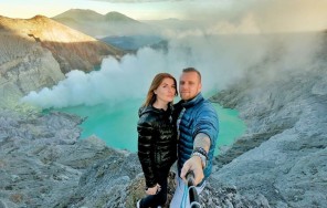 Вулкан Иджен Ява 2 дня